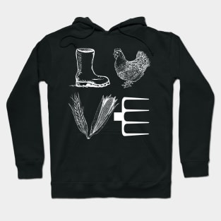 Love Chicken Hoodie